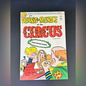1974 Dennis the Menace Bonus Magazine at the Circus Comic Book Series #65.